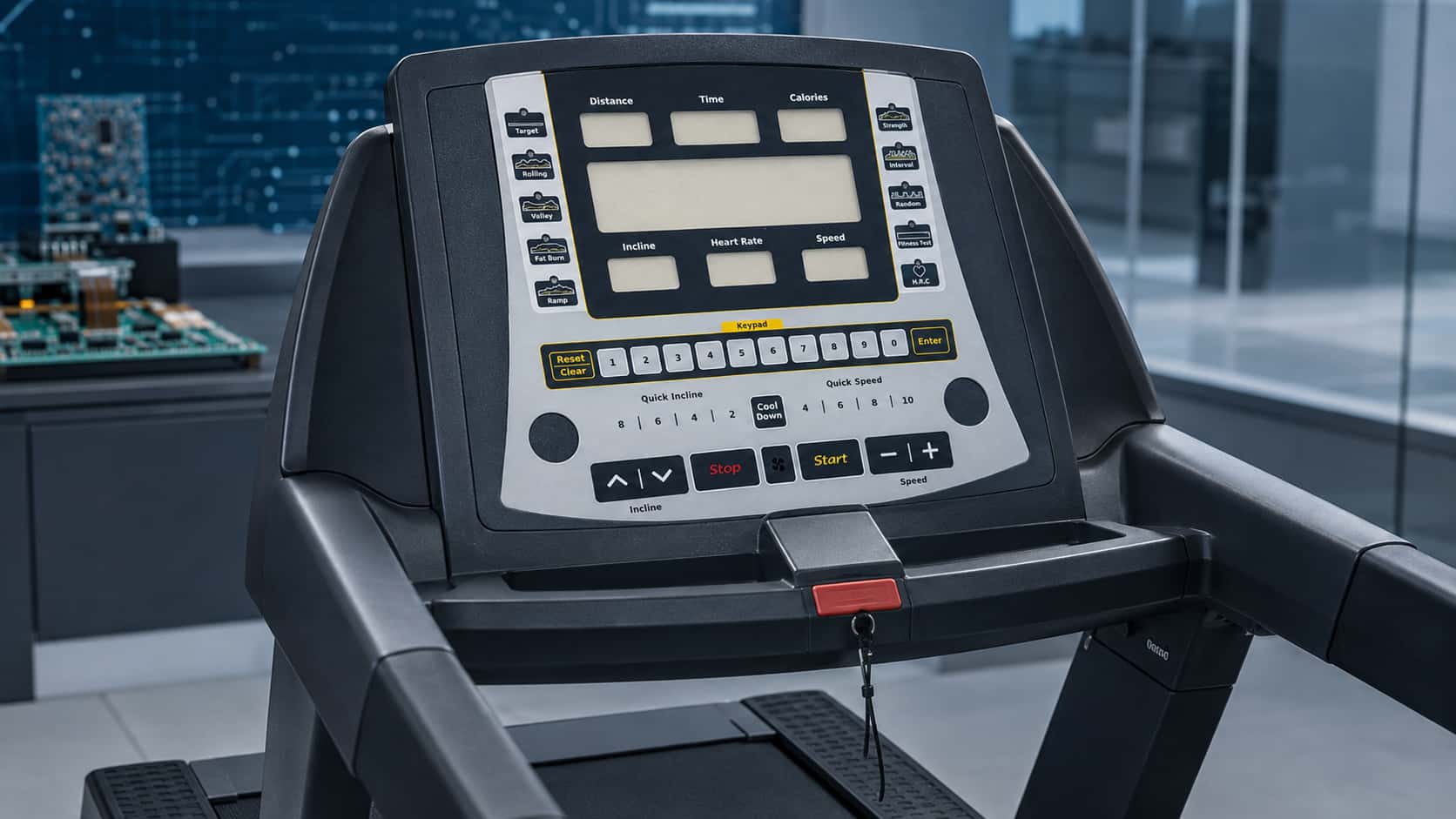 Fabricante de teclados para esteiras com suporte técnico
