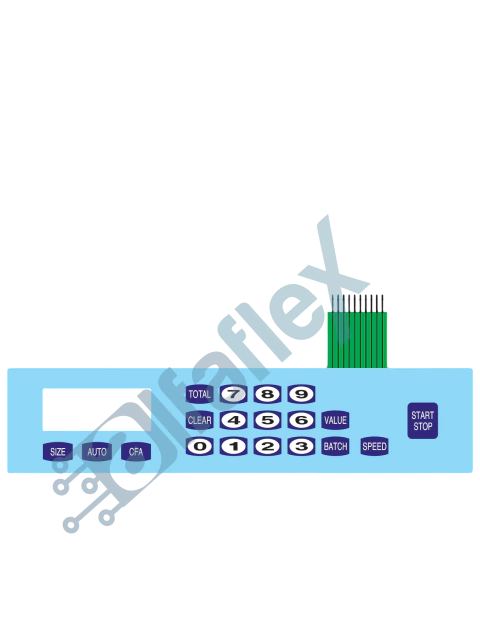 Teclado de Membrana Compatível ao modelo 1600 STAR