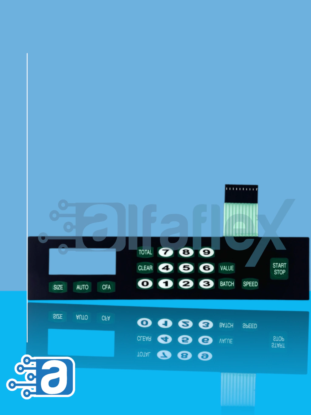 Teclado de Membrana Compatível ao modelo 2620 STAR STOP
