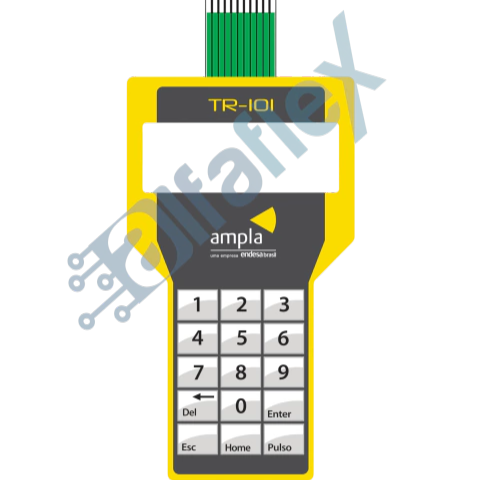 Teclado de Membrana Compatível ao Terminal Ampla