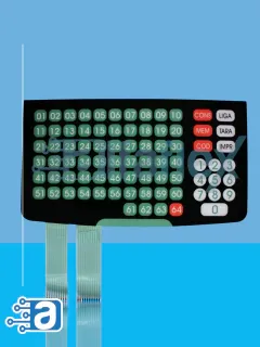 Teclado para balança Compatível à Filizola Platina Unificada