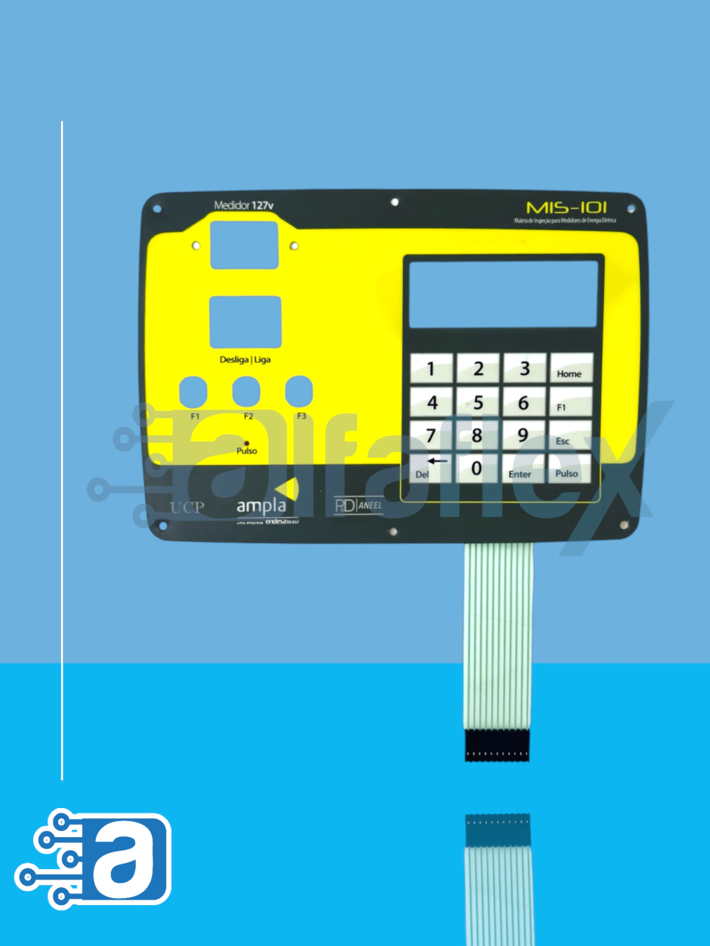 Teclado de Membrana Compatível ao modelo MIS AMPLA