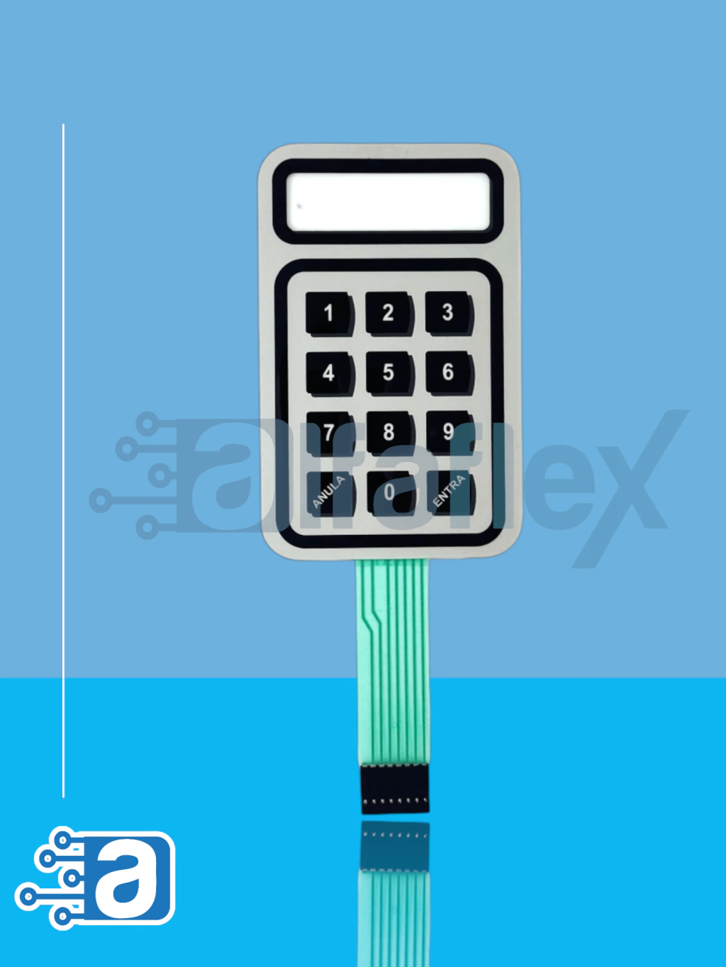 Teclado de Membrana Compatível ao modelo Wolpac II